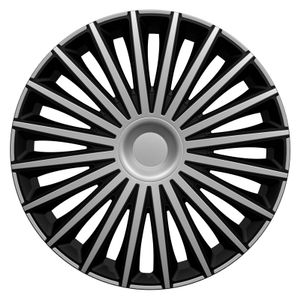 Wieldoppenset Dakota 13-inch zilver/zwart PP5463SB