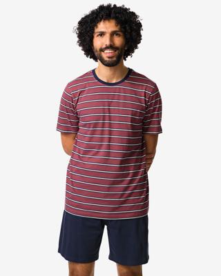 HEMA Herenshortama Jaap jersey retro donkerblauw (donkerblauw)