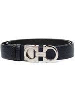 Ferragamo ceinture Gancini réversible - Bleu