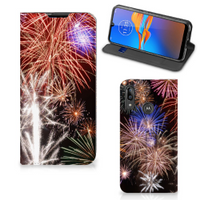 Motorola Moto E6 Plus Hippe Standcase Vuurwerk - thumbnail