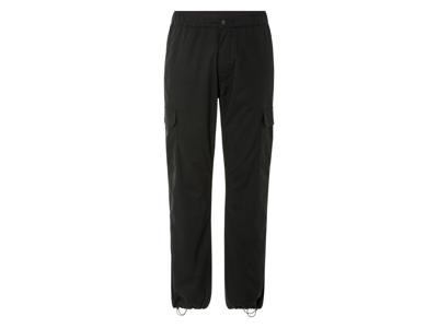 LIVERGY Heren thermo cargobroek met fleecevoering (L, Zwart)