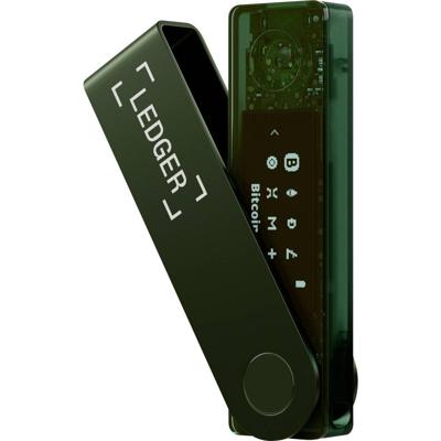 Ledger Nano X Hardware wallet Smaragd-groen Bluetooth, USB-C, USB-A 1 stuk(s)