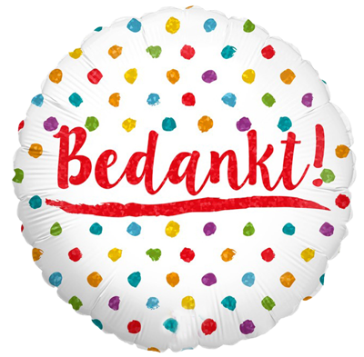 'Ballon 'Bedankt'' kopen? | FOR YOU GIFTS