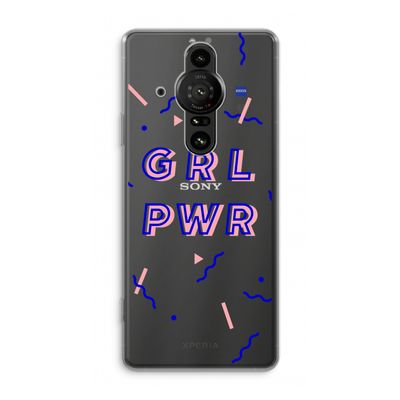 GRL PWR: Sony Xperia Pro-I Transparant Hoesje