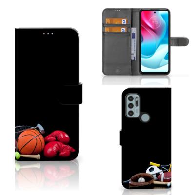 Motorola Moto G60s | Wallet Case | met Pasjes | Sports