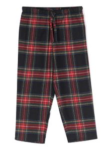 MC2 Saint Barth Kids bas de pyjama à motif tartan - Rouge