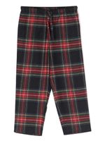 MC2 Saint Barth Kids bas de pyjama à motif tartan - Rouge - thumbnail