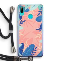 Tropisch: Huawei P Smart (2019) Transparant Hoesje met koord