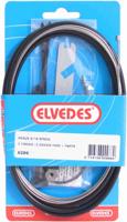 Versnellingskabelset 4/7/8-speed Elvedes Nexus 1700 / 2250 mm RVS - zwart (op kaart)
