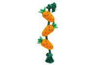 Beeztees Beeztees Paas Flostouw Wortel Katoen/Pluche Groen