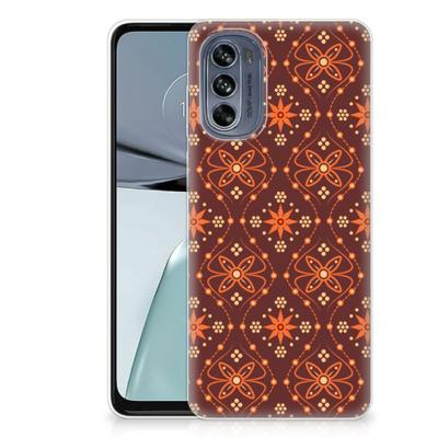 Motorola Moto G62 5G | TPU bumper | Batik Brown