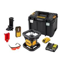 DeWALT DCE074D1R Volautomatische Roterende Laser Rood 18V 2.0Ah Li-ion