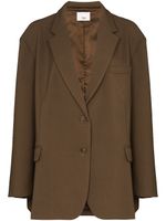 The Frankie Shop blazer Bea ample - Marron - thumbnail