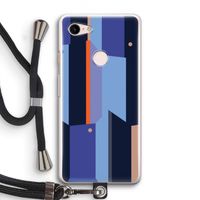 Gestalte 3: Pixel 3 Transparant Hoesje met koord