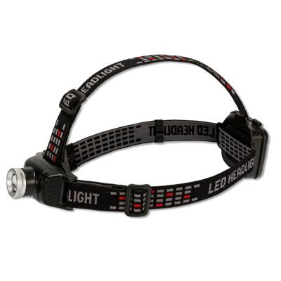 Hoofdlamp met ledlamp, oplaadbaar en verstelbaar Velamp 6 W 400 lm