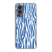 Blauwe nerven: OnePlus Nord 2 5G Transparant Hoesje