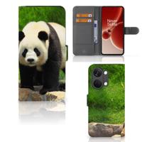 OnePlus Nord 3 | Telefoonhoesje | Met pasjeshouder | Panda