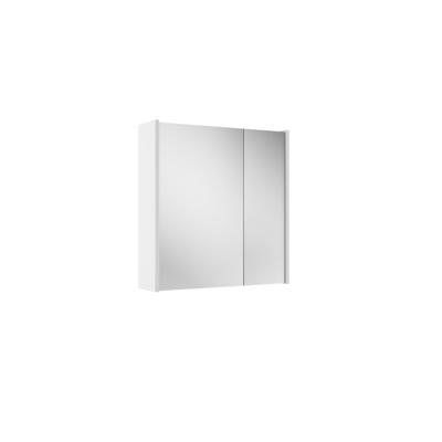 Adema Prime Spiegelkast - 60x63x16cm - inclusief zijpanelen - mat wit SW1212815/SW812070