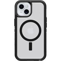 Otterbox Defender Series XT Backcover Apple iPhone 17e, iPhone 16e, iPhone 15, iPhone 14, iPhone 13 Transparant, Zwart Inductieve lading, MagSafe compatible