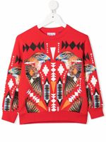 Marcelo Burlon County Of Milan Kids sweat à motif faucon - Rouge - thumbnail