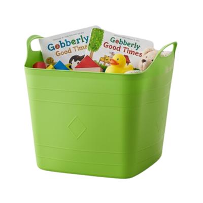 Storage solutions speelgoedmand - groen - 25 l - kunststof - 40 x 35 cm - opbergmand Storage solutions speelgoedmand - groen - 25 l - kunststof - 40 x 35 cm - opbergmand
