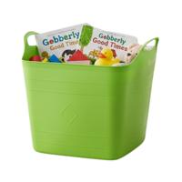 Storage solutions speelgoedmand - groen - 25 l - kunststof - 40 x 35 cm - opbergmand