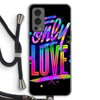 Only Love: OnePlus Nord 2 5G Transparant Hoesje met koord