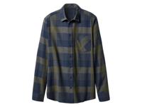 esmara Men Flanellen heren overhemd (Geruit/marineblauw/kaki, XXL)