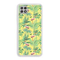 Flamingo party: Samsung Galaxy A22 4G Transparant Hoesje