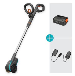 GARDENA EasyWeed accu-onkruidborstel 1800/18V P4A gebruiksklare set onkruidverwijderaar