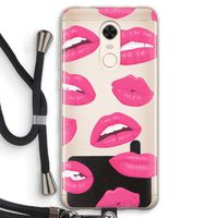Bite my lip: Xiaomi Redmi 5 Transparant Hoesje met koord