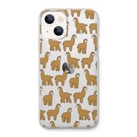 Alpacas: iPhone 13 Transparant Hoesje