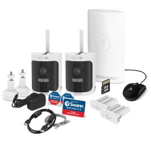 Swann AllSecure4K Wireless Security Kit met 2x Wire-Free Cameras & NVR Tower beveiligingscamera