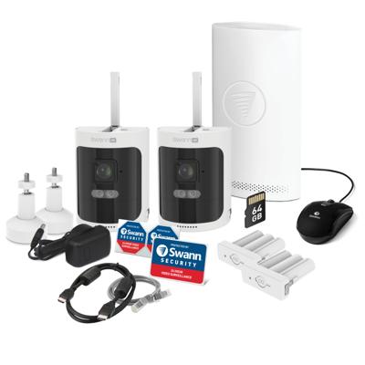 Swann AllSecure4K Wireless Security Kit met 2x Wire-Free Cameras & NVR Tower beveiligingscamera