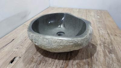 Waschbecken Flussstein RM250305, 48x44x15 cm