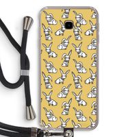 Haas: Samsung Galaxy J4 Plus Transparant Hoesje met koord