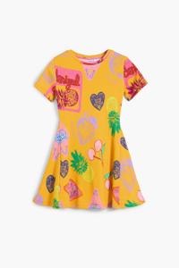 Skaterjurk met stempels - YELLOW - 11/12