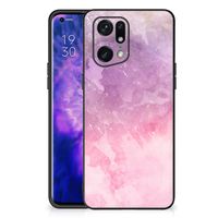 Kleurrijke Telefoonhoesje OPPO Find X5 Pro Pink Purple Paint