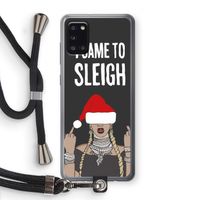 Came To Sleigh: Samsung Galaxy A31 Transparant Hoesje met koord