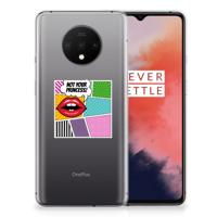 OnePlus 7T | Sillicone Back Cover | Popart Princess