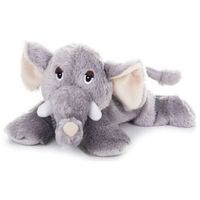 Warm knuffel olifant babyshower kado 18 cm - thumbnail