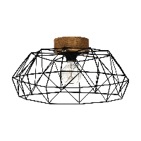 Eglo Landelijke plafondlamp Padstow 43363