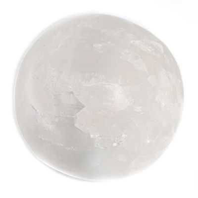 Edelstenen Bol van Seleniet (30-40 mm)