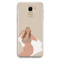 One of a kind: Samsung Galaxy J6 (2018) Transparant Hoesje