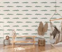 Behang Mr Croco Rol Beige