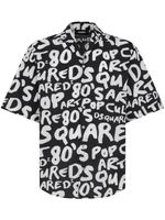 DSQUARED2 chemise imprimée 80's Pop - Noir - thumbnail