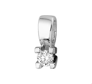 TFT Hanger Witgoud Diamant 0.15 Ct.