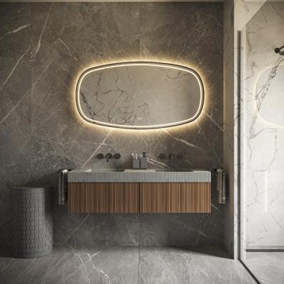 Spiegel Hipp Design Phantom 009 Met Verlichting Incl. Spiegelverwarming (Alle Maten)