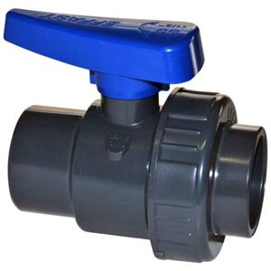 Kogelkraan PVC Lijm met enkele wartel 50mm
