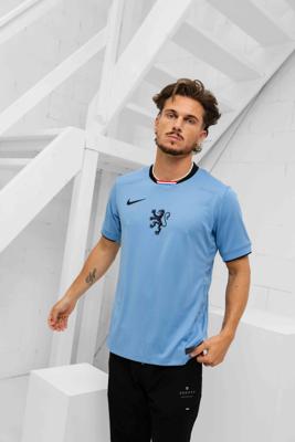Nederland Oranje Leeuwinnen Shirt Uit Senior 2025/2027 - Maat S - Kleur: Blauw | Soccerfanshop
